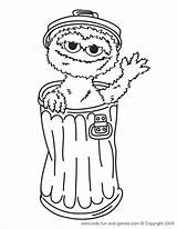 Coloring Oscar Pages Grouch Elmo Printable Kids Clipart Sesame Street Print Color Colouring Character Baby Sheets Printables Popular Books Fun sketch template