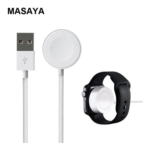 portable magentic charger  apple  charger mft usb charging cable dock  iwatch