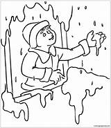 Playing Pages Snow Baby Coloring Online Color Coloringpagesonly sketch template