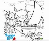 Tumble Leaf Amazon Print Series Original Coloring Pages Excited Kiddos Season Click sketch template