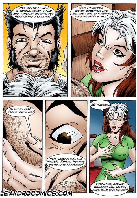 Rogue And Gambit Mutant Sex Superhero Manga Pictures