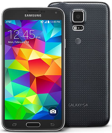 restored samsung galaxy  gb att unlocked  lte android phone charcoal black refurbished