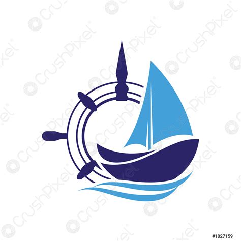 ship logo cruise  ship logo boat logo stock vector  crushpixel