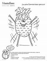 Coloring Pages Health Healthy Montefiore Children Kids Para sketch template