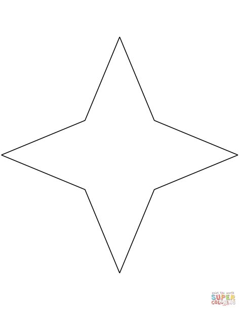 dibujos de estrellas  colorear faciles estrella de seis picos reverasite