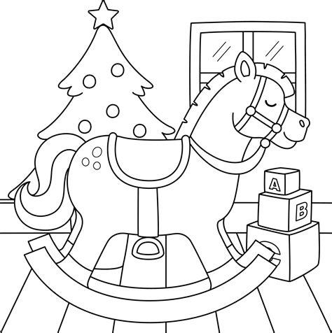 carousel horse coloring pages