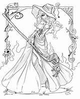 Bestcoloringpagesforkids Witches Halloween sketch template