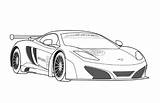Mclaren Coloring Pages Car P1 Race Maclaren Sketchite Kids Boys sketch template