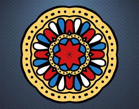 colored page mosaic mandala painted  user  registered