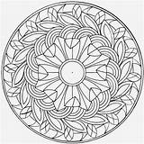 Mandala Pages Coloring Printable Print sketch template