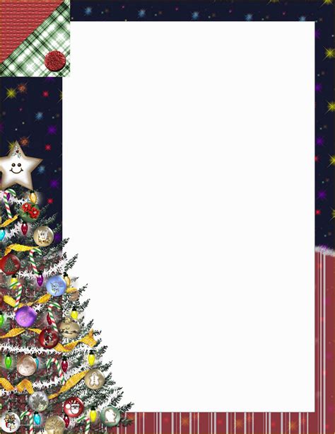 holiday stationery templates word  christmas   stationery