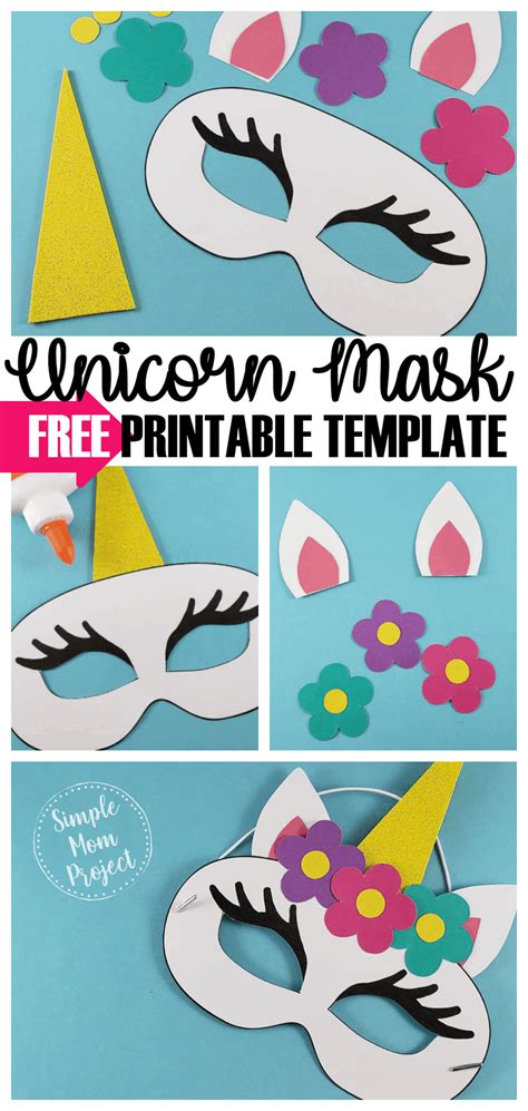 unicorn face masks   printable templates  images face