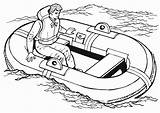 Colorare Rettungsboot Salvataggio Raft Malvorlage Canotto Bote Salvavidas Lifeboat Canot Transportation Rafting Disegni Sauvetage Colouring Reddingsboot Balsas Titanic Balsa Drawing sketch template