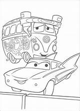 Pixar Cars Coloring Kids Fun Votes sketch template