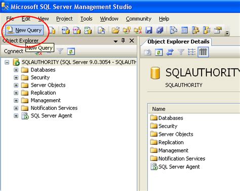 sql server 2005 query analyzer microsoft sql server