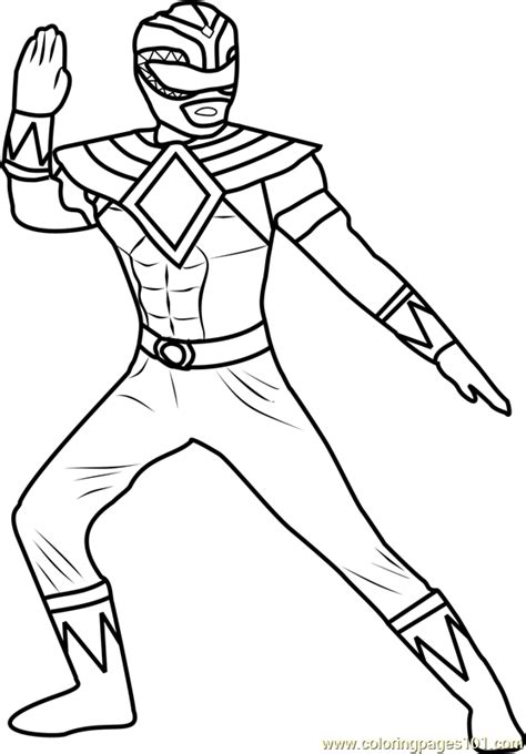 power ranger green coloring page  kids  power rangers