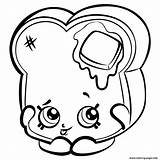 Shopkins Pages Shopkin Toastie Pancake Sheets sketch template