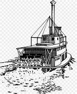 Steamboat Riverboat Paddle Steamer Ship Barco Dampfschiff Vapor Stern Sternwheeler Openclipart Wheeler Pngegg Pngwing Bootfahren Steamship Nave Paletas Favpng Imágen sketch template