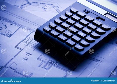 calculator stock afbeelding image  ontwerper tekening