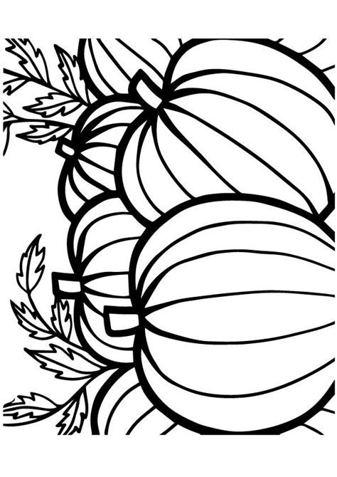 pumpkin  leaves coloring page coloring pages leaf coloring page