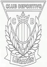Escudo Escudos Leganes Futbol Dibujosparacolorear Clic sketch template