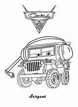 Cars Coloring Kids Color Pages Print Disney Simple Characters Pixar sketch template