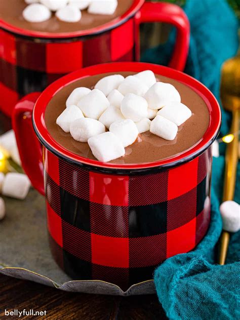 creamy slow cooker hot chocolate recipe belly full