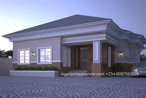 nigerian house plans  bedroom bungalow toptipstodecorateyourhome arkhitektura doma dom