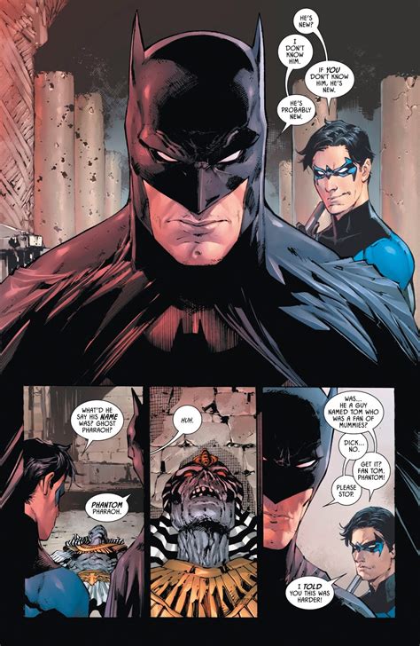 Batman And Nightwing Vs Mummies Comicnewbies
