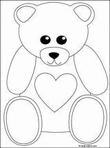 Valentines Valentine Madebyteachers Bear Coloring Teachers Afkomstig Van sketch template