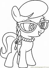 Silver Spoon Coloring Pony Little Pages Friendship Magic Coloringpages101 Online sketch template