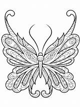 Zentangle Moeilijk Vlinders Difficult Kleurplaat Schwer Schmetterlinge Kleurplaten Malvorlage Vlinder Adultos Ideias Páginas Fuxico Stemmen Livro sketch template