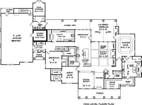 bedrooms house plan home design ideas