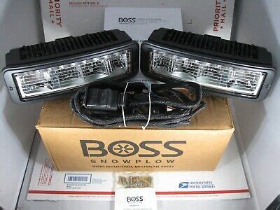 boss plow sl  sl led light upgrade kit msc  ice shield technology ebay
