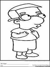 Krusty Clown Simpsons Pages Coloring Getdrawings Drawing sketch template