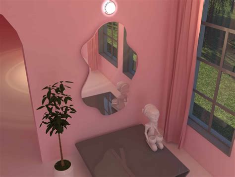pink interior space design ideas