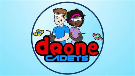 drone cadets logo animation youtube