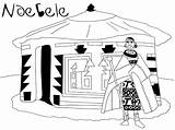 African Coloring Hut Pages Ndebele Colouring Drawing Printable Africa Kente Cloth Google Patterns Kids Pattern Color Getcolorings Getdrawings Print Popular sketch template