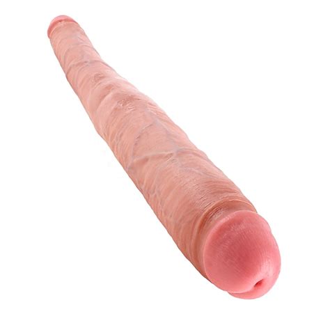 king cock 16 inch tapered double ender flesh sex toys and adult