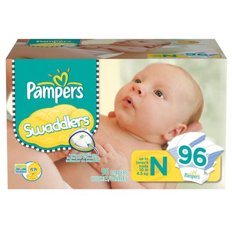 pampers swaddlers size newborn    lbs  ct ebay
