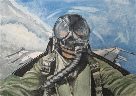 fighter pilot painting  elaine balsley pixels