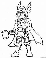 Thor Coloring Pages Coloring4free Kids Related Posts sketch template