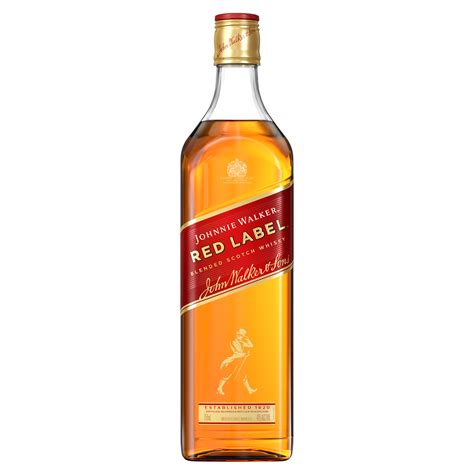 johnnie walker red label blended scotch whisky  ml  proof walmartcom