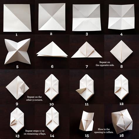 diy origami cube lights spoon tamago