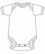 Baby Grow Onesie Vector Outline Template Bodysuit Suit Illustrations Clip Unisex Infant Istockphoto Stock Choose Board Textile sketch template