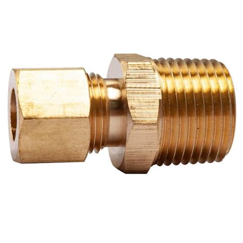 Ltwfitting 5 16 In O D Comp X 3 8 In Mip Brass Compression Adapter