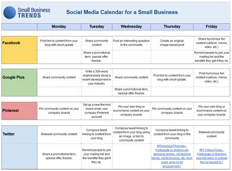 social media post scheduler template template guru