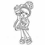 Coloring Pages Shopkins Girl Print Shoppies Cute Dolls Printable Girls Doll Color Shoppie Lucy Babysitting Gum Shopkin Colouring Bubble Kids sketch template