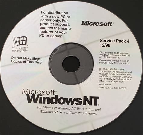 windows nt  server upgrade  service pack  microsoft