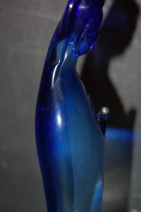 Vintage Cobalt Blue Glass Madonna Collectors Weekly